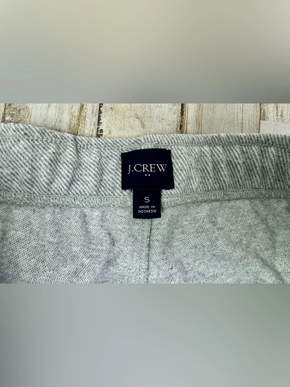 J Crew Mens Jogger Sweatpants Gray Slim Fit Zip Pocket Pants Small Lot Of 2